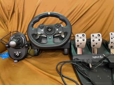 LOGITECH G20 RACING WHEEL WITH SHIFTER & PEDALS -Excellent CONDITION