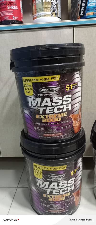 Muscletech Mass tech Extreme 10kg/22lb Gainer