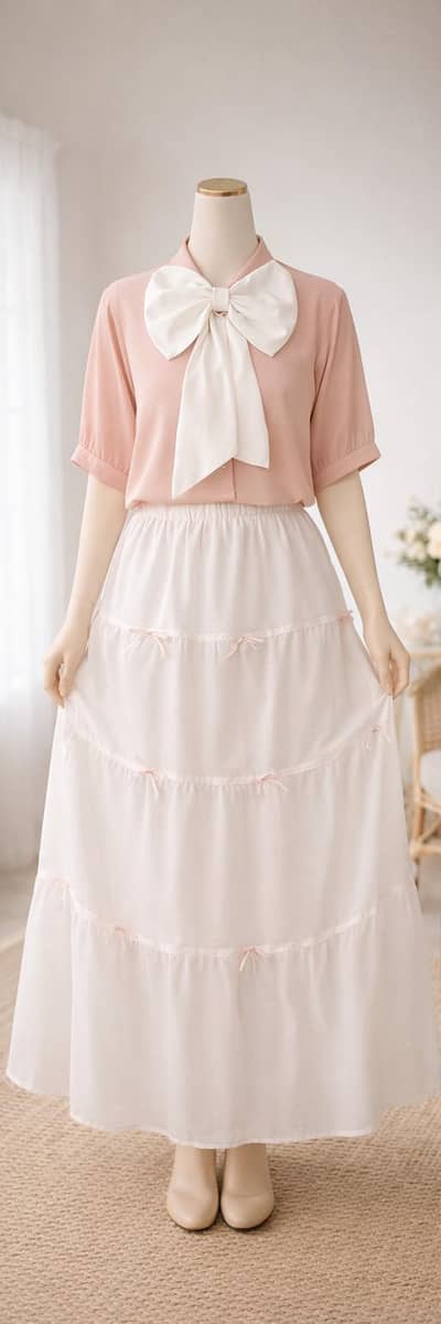 fairy skirt and bow top Pinterest style inspo