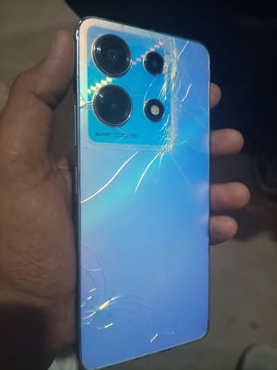 Infinix not30 back crack