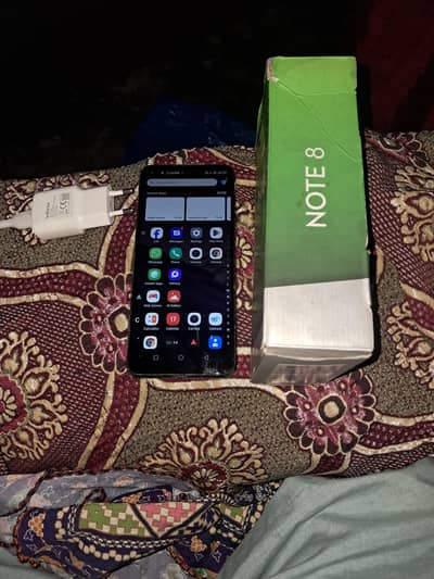 Infinix Note 8 Ram 6GB 128GB Memory With Box Charger