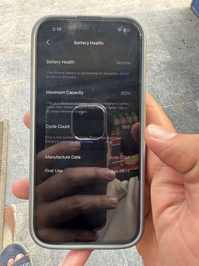 I phone 15 jv 93 health 10 by 10