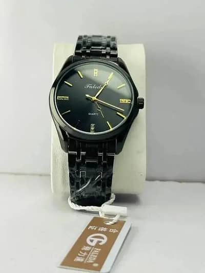 Faleda Men watches . . . Brand new. . . Black and Silver