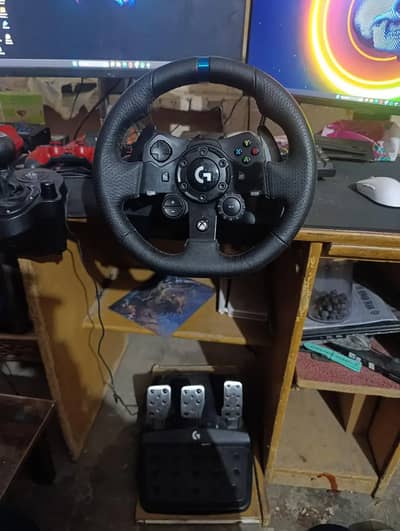 Logitech G923 TrueForce Steering Wheel For Xbox and PC + Gear Shifter