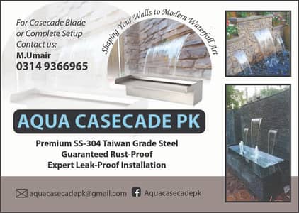 SS Cascade Blade | Waterfall Spillway | Aabshar