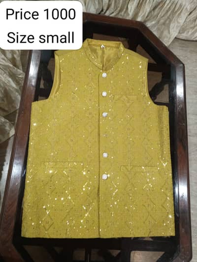 Wedding Waistcoat for Men | Fancy Mehndi Nikah Waistcoat |
