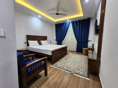 Two bedrooms apartment fully luxury furnished available for rent in E-11