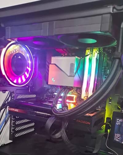 GAMING PC FULL SETUP FOR SALE WITH ASUS MONITER AND MOUSE AND KEYBOARD