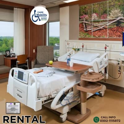 Hospital bed for rent in Lahore-ElectricPatient bed ICU Bed for rent