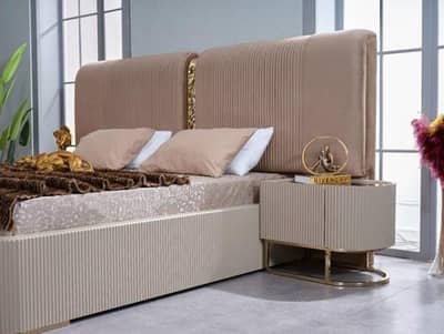 Round Dressing and side tables with off-white combo