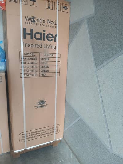 box pack haier refrigerator