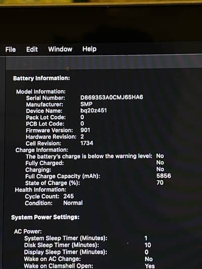 Macbook Pro 2019 16 inches