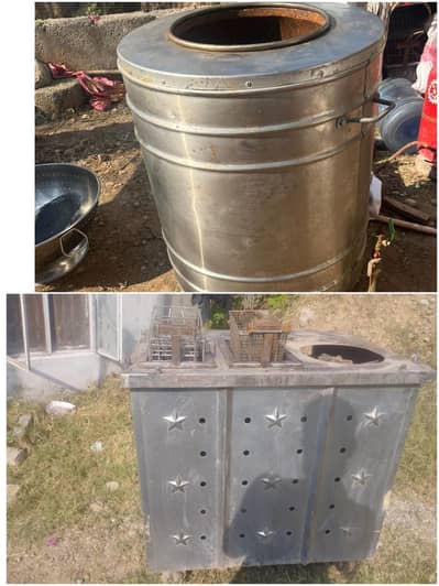 Live Tandoor + fries counter for sale + Bar b Q grill