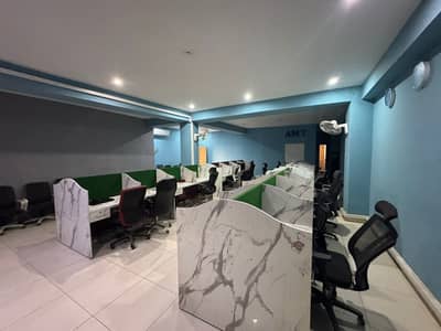 Fully Furnished Floor 45 Person Seating Area, Including Solar, Best Option For Software House