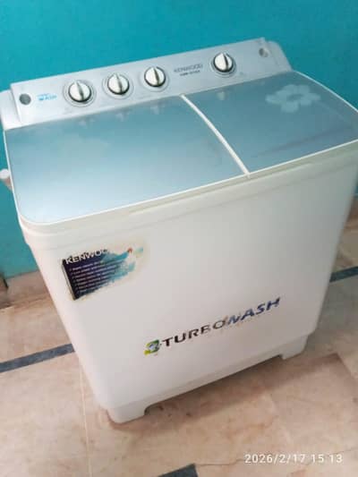 Kenwood glass door washing machine twin tub model number KWM 1012 SA