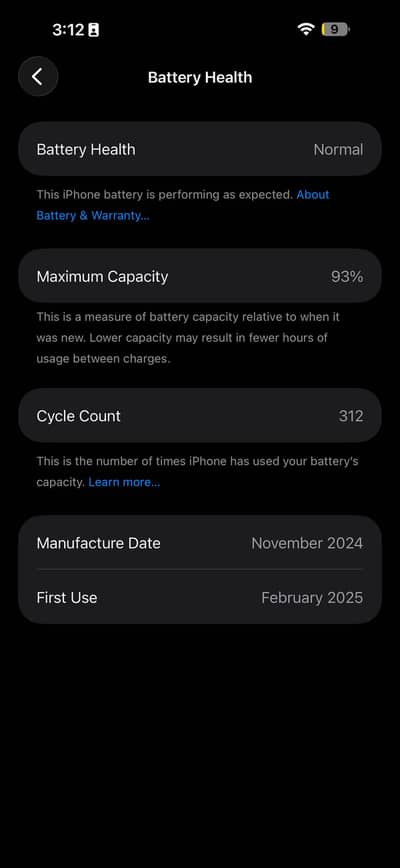 Iphone 16 pro max ( black titanium) ( jv)