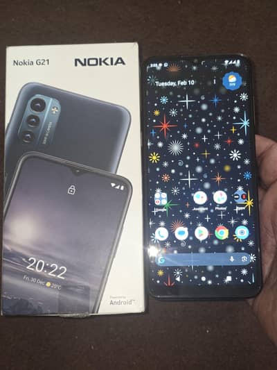 nokia G21 with  pta approved with box and all accessories