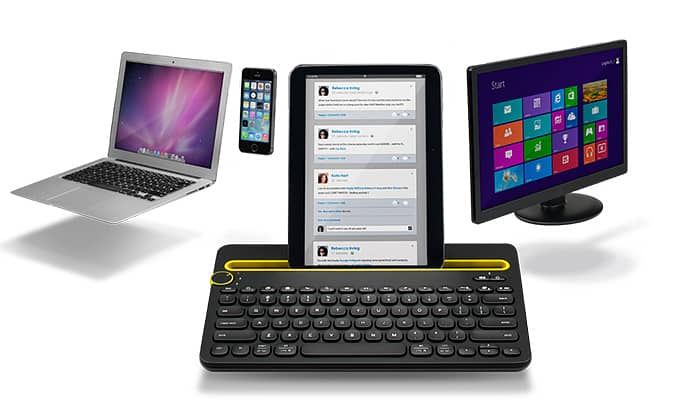 LOGITECH BLUETOOTH MULTI DEVICE Wireless KEYBOARD K480 1