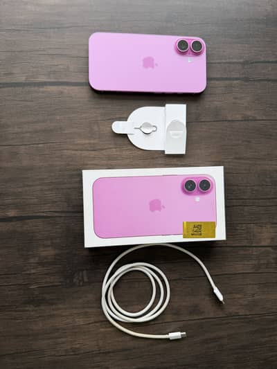 Apple IPhone 16 Pink 128 GB PTA Approved 10/10