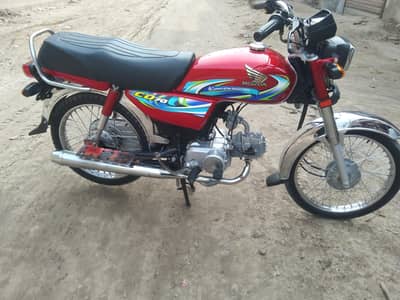 Honda CD 70 24 Model Applied for