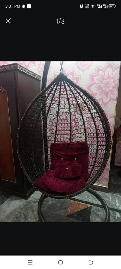 egg swinging chair