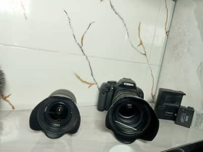 Canon 600D DSLR Camera +Tamron 17-50mm f/2.8 + 18-55mm Lens (Boya Mic