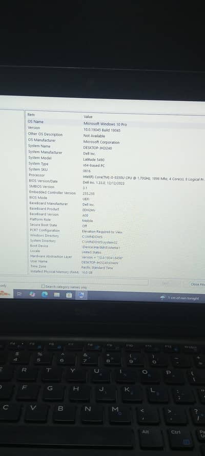 laptop Dell i5  8th gen  ram 16gb ssd 512gb  urgent sale