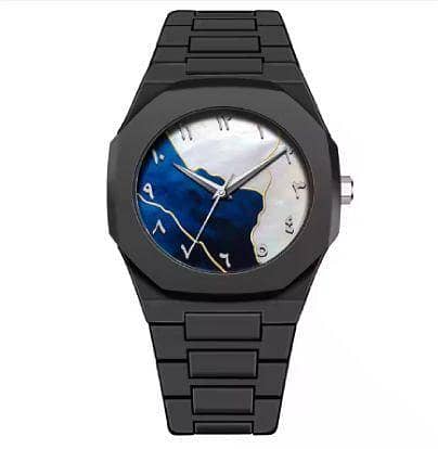 Arabic Aura Watch: Lightweight Fiber Wristwatch