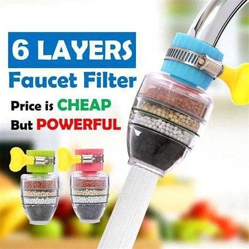 Home  Home & Living  6 layer faucet filter kitchen shower splash fan faucet with clip ardrop28165574    6 Layer Faucet Filter Kitchen Shower Splash Fan Faucet With Clip