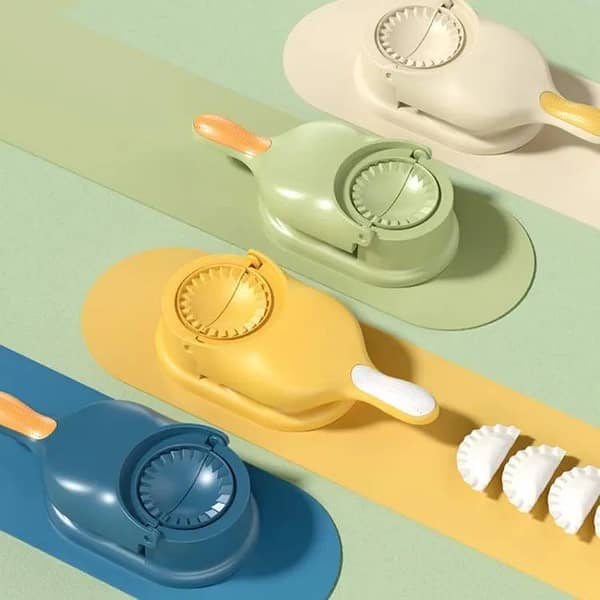 Samosa Pastry Dough Maker and Dumpling Mold – Dumpling Press Machine, Ravioli Mold, Kitchen Hand Tool