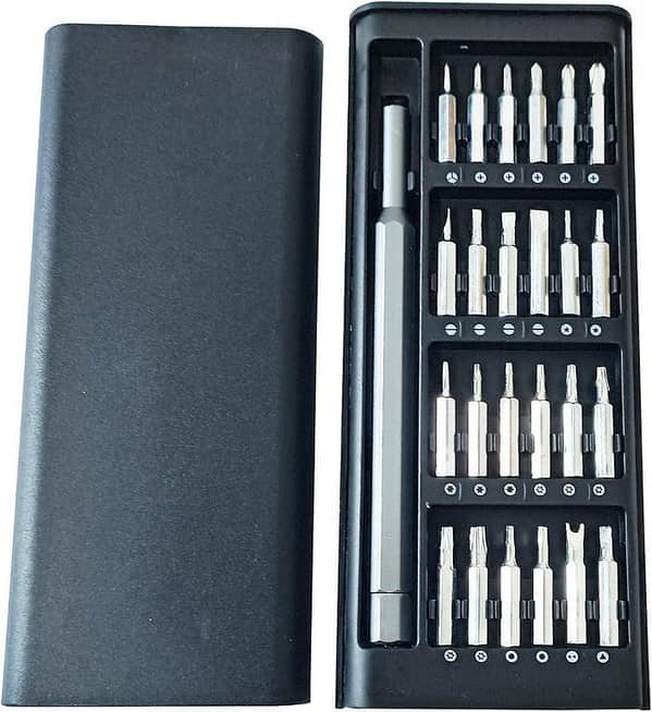 Precision Screwdriver Set with Case - 24-in-1 Magnetic Mini Kit for Phones, Computers, Watches, Glasses, Game Consoles and Cameras