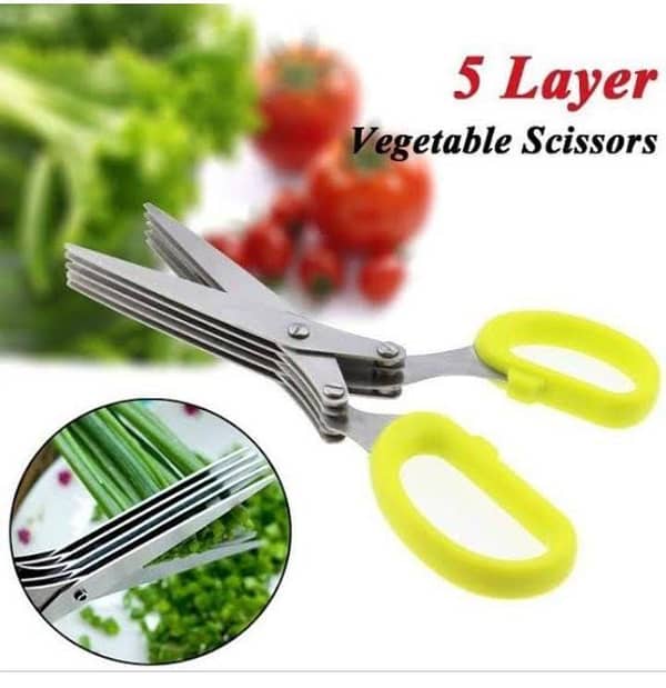 Home  Home & Living  5 layer vegetables scissors ardrop28170940    5 Layer Vegetables Scissors