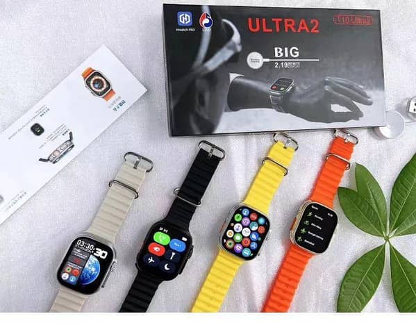 T10 Ultra2 49mm Smart Watch with 9 Series Design, Real Screw Strap Lock, HD Display, Ultra Health Monitor, Wireless Charger