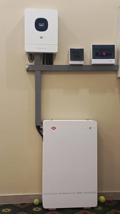 itel 6KW HYBRID INVERTER 15KW BATTERY Brand New System Installation.