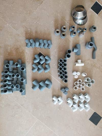 ​"Complete Plumbing Fittings Lot - Steelex PPRC, GI & CP (140+ Pcs)"