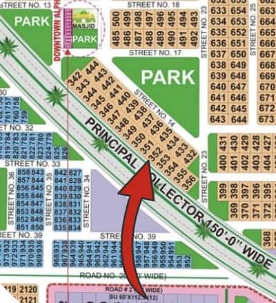 1 Kanal Plot Facing 150 Feet Road.