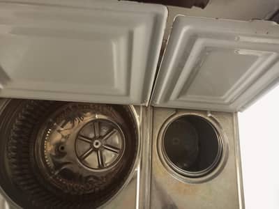 Washing machine with dryer