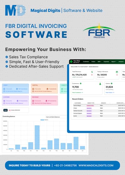 FBR Digital Invoicing Software || Custom Software || Accounting