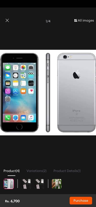 Iphone 6 Good Condition Only wifi use fast charging supported