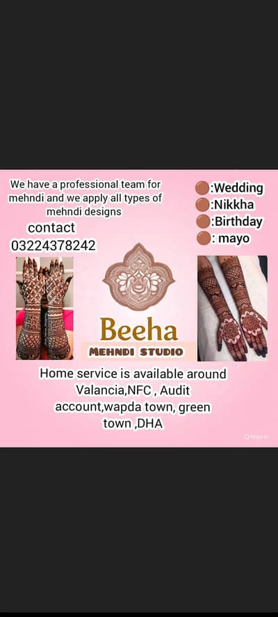 Beeha mehndi studio