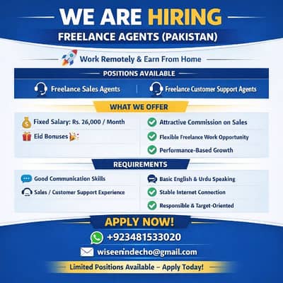 Work as a Sales person with Du Telecom (UAE Based)