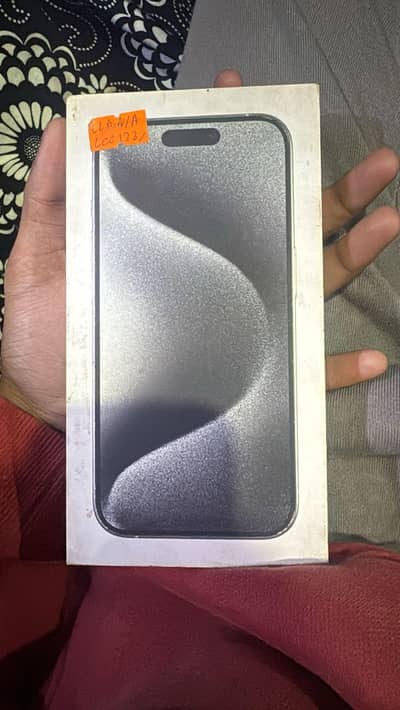 Iphone 15Pro with box