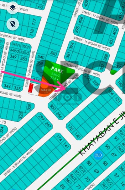Prime 1 Kanal Park Facing Plot for Sale in DHA Phase 5