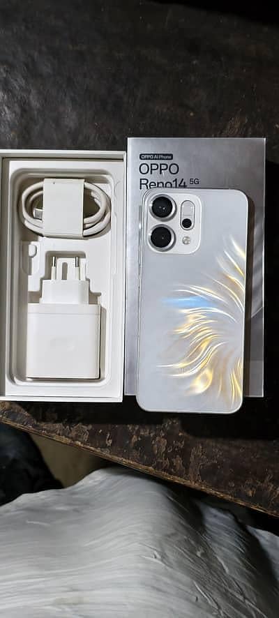 Reno 14 5G Complete Box Official 10 Month Warranty Original Acesris