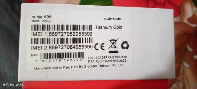 NUBIA A36