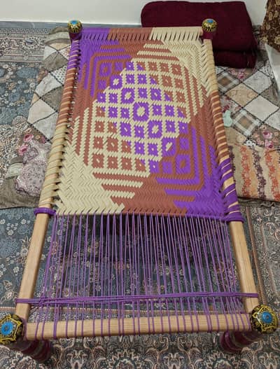 Full size wooden charpai for Sale