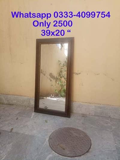3.5 Ft Long Mirror and Frame