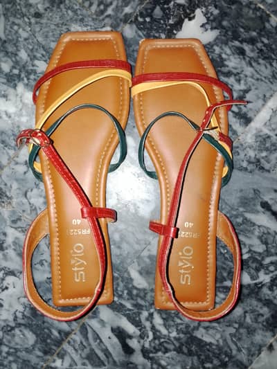 “Stylo Ladies Flat Sandal Size 40 – Excellent Condition”
