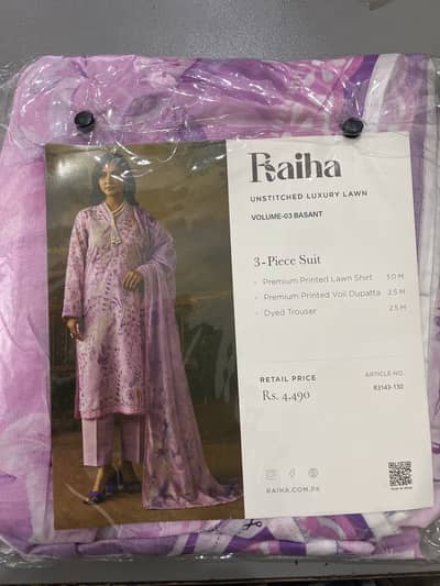 Branded unstitched 2/3 pieces at reasonable prices