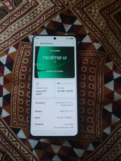 Realme gt3 16GB/1TB  240W